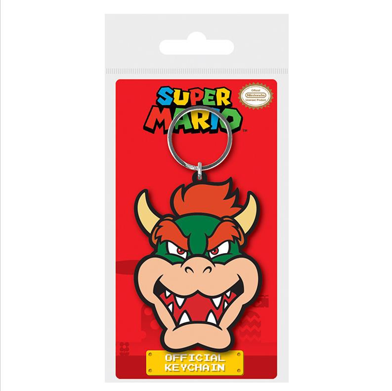 Schlüsselanhänger Super Mario Yoshi Peach Bowser Toad Keychain Nintendo (zur Auswahl)