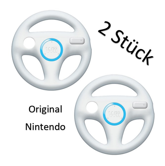 Wii Lenkrad (2 Stück) - Original Nintendo - gebraucht