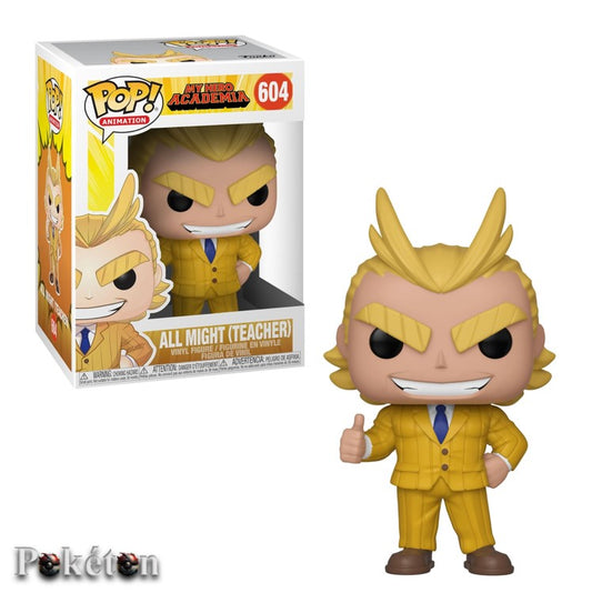 FUNKO POP My Hero Academia #604 All Might (Teacher) - Vinyl Figur sealed