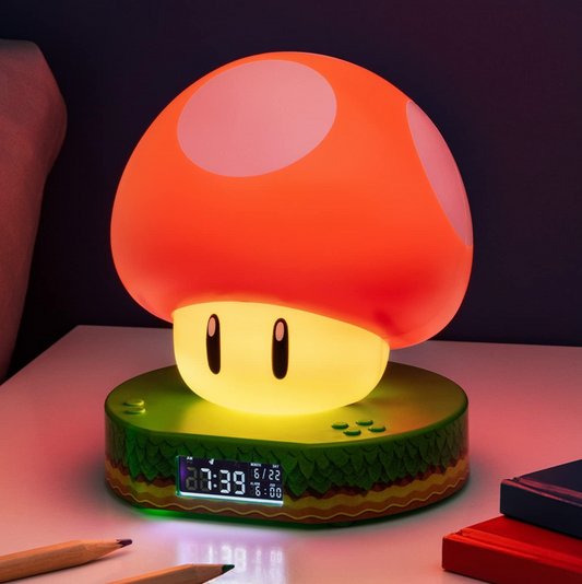 Wecker Alarm Clock Super Mario Pilz Mushroom