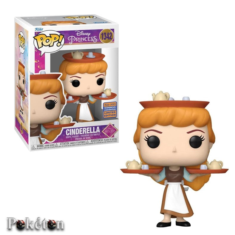 FUNKO POP Disney Princess #1342 Cinderella - 2023 Wondrous Convention - Vinyl Figur OVP NEU