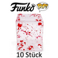 FUNKO POP Protector Box Schutzhüllen - 10 Stück - mit Blut ( Red Blood Edition)