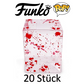 FUNKO POP Protector Box Schutzhüllen - 20 Stück - mit Blut ( Red Blood Edition)