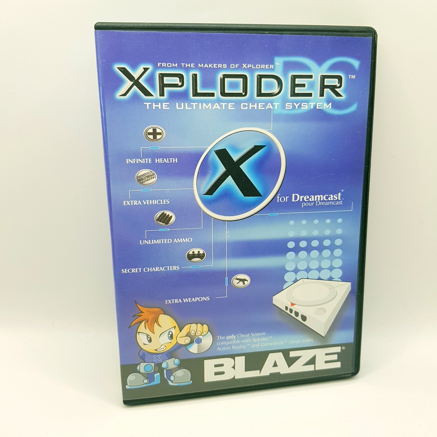 Xploder Ultimate Cheat System for Dreamcast - Blaze - komplett mit OVP - gebraucht