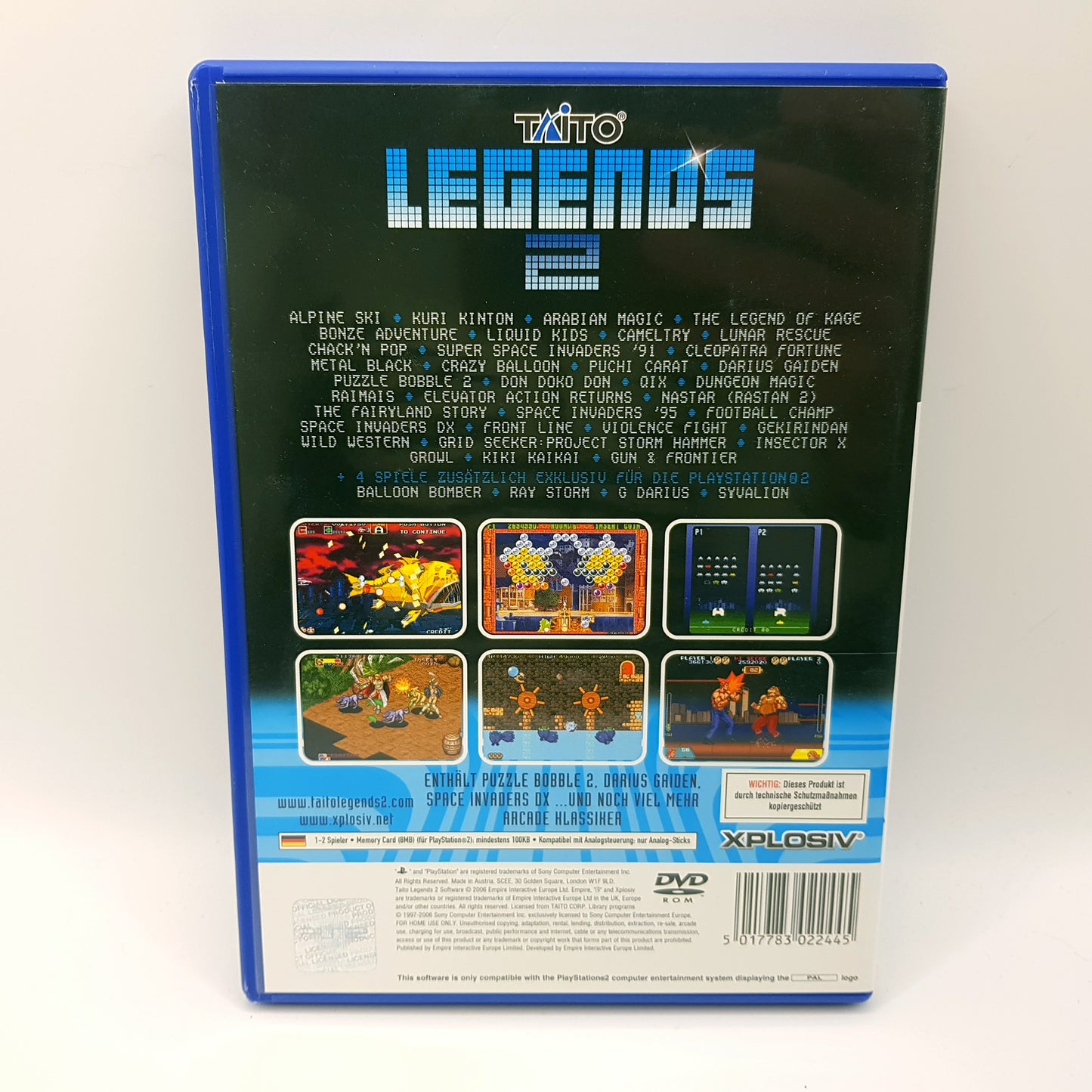 Playstation 2 Ps2 - Taito Legends 2 (Puzzle Bobble 2, Darius Gaiden, Space Invaders DX, etc.) - gebraucht