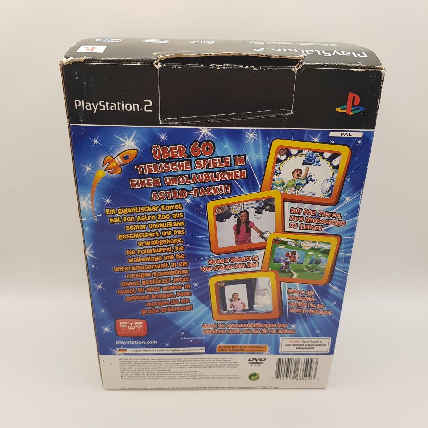 Playstation 2 Ps2 - EyeToy Play Astro Zoo inkl Kamera - gebraucht