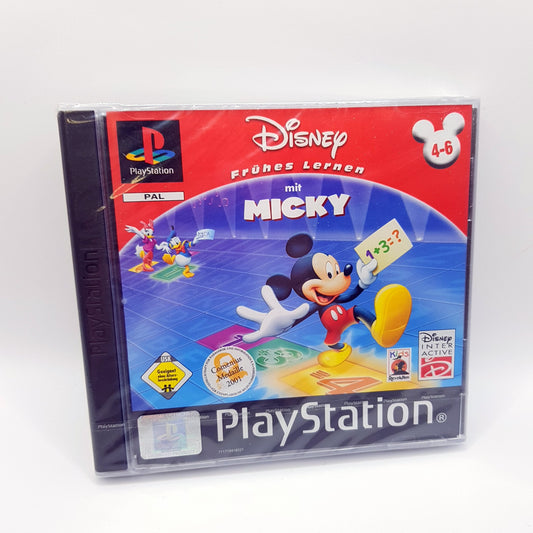 Ps1 Playstation 1 - Disney Frühes Lernen mit Micky - NEU in sealed OVP - rare