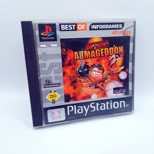 Ps1 Playstation 1 - Worms Armageddon - OVP - gebraucht