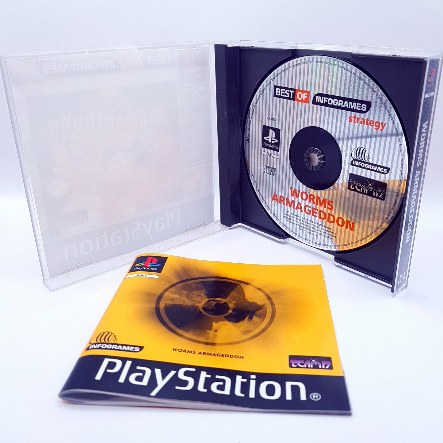 Ps1 Playstation 1 - Worms Armageddon - OVP - gebraucht