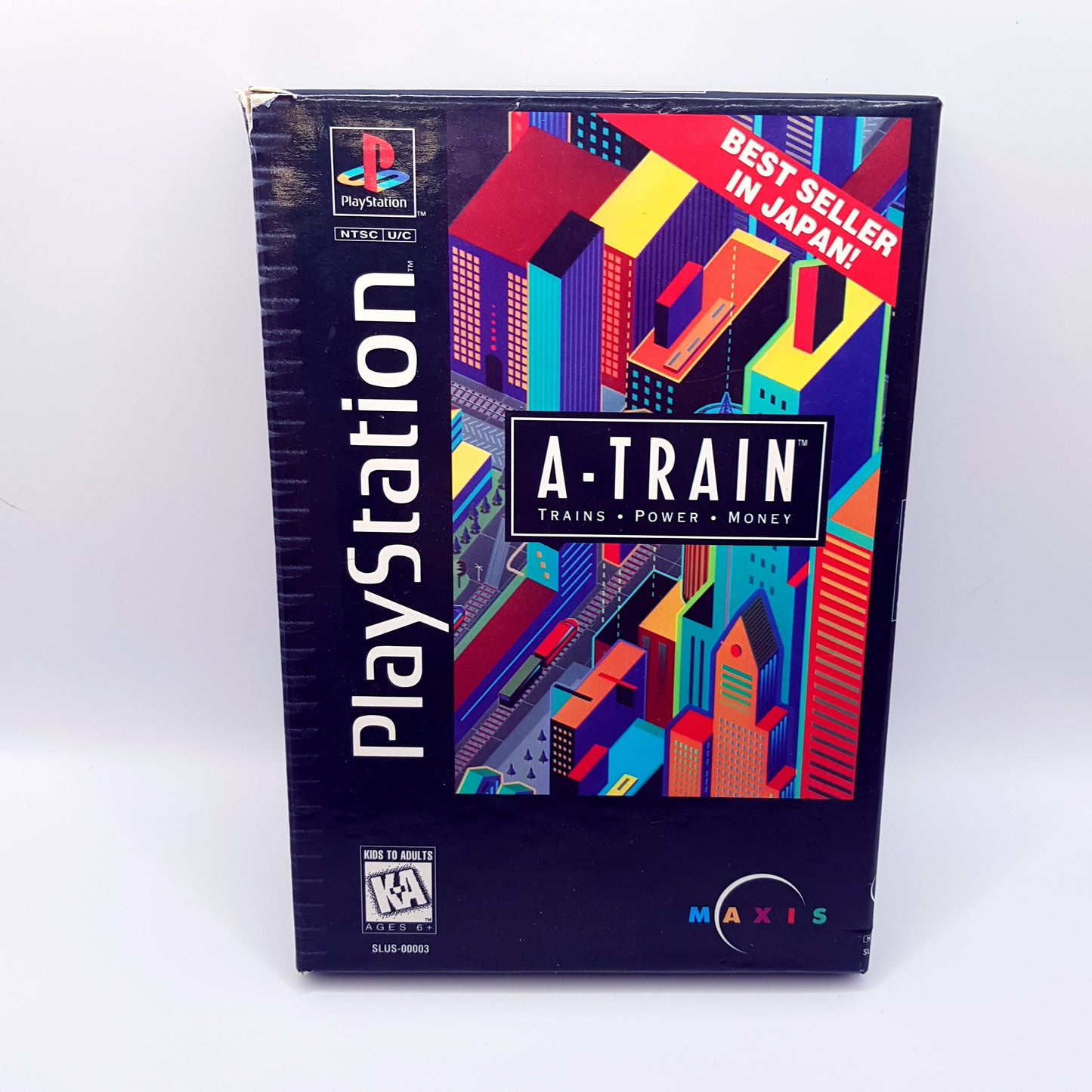 Ps1 Playstation 1 - A-Train - NTSC U/C - Import - OVP CIB - gebraucht