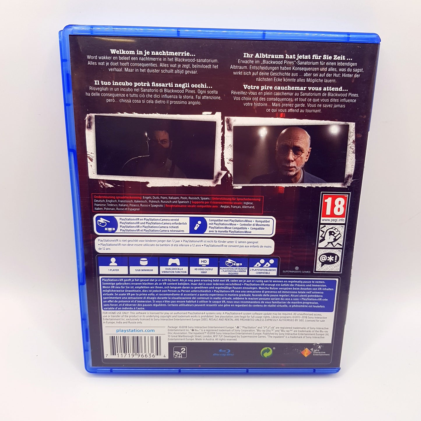 PS4 Playstation 4 - The Inpatient - PEGI - gebraucht