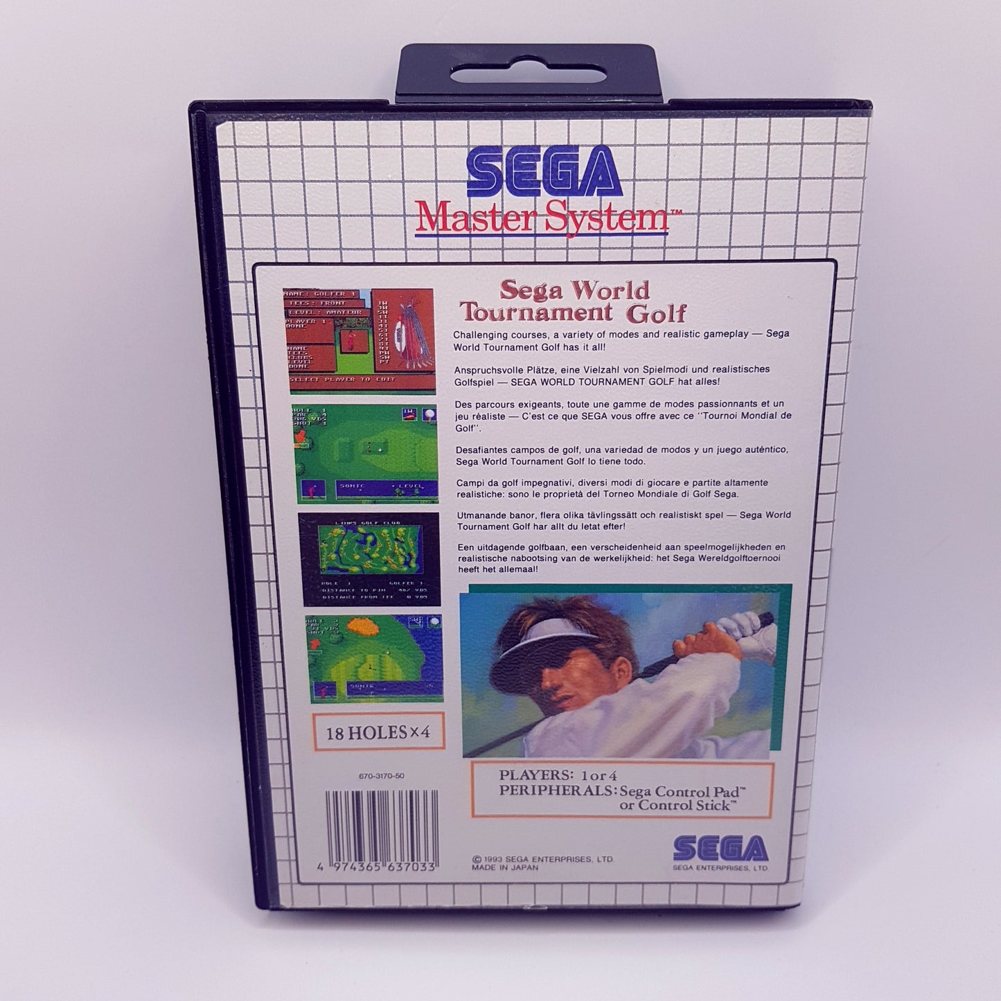 SEGA Master System - SEGA World Tournament Golf - gebraucht