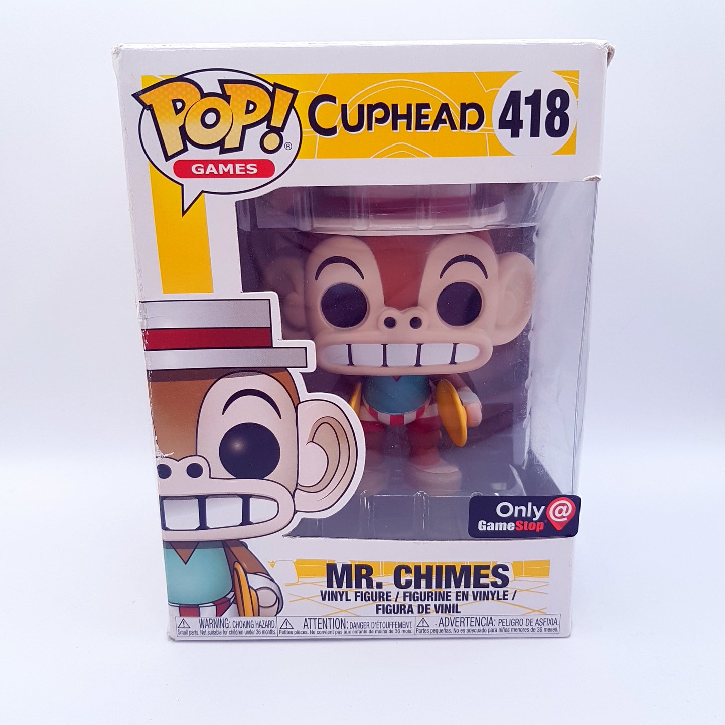 FUNKO POP Cuphead #418 Mr. Chimes - B-Ware