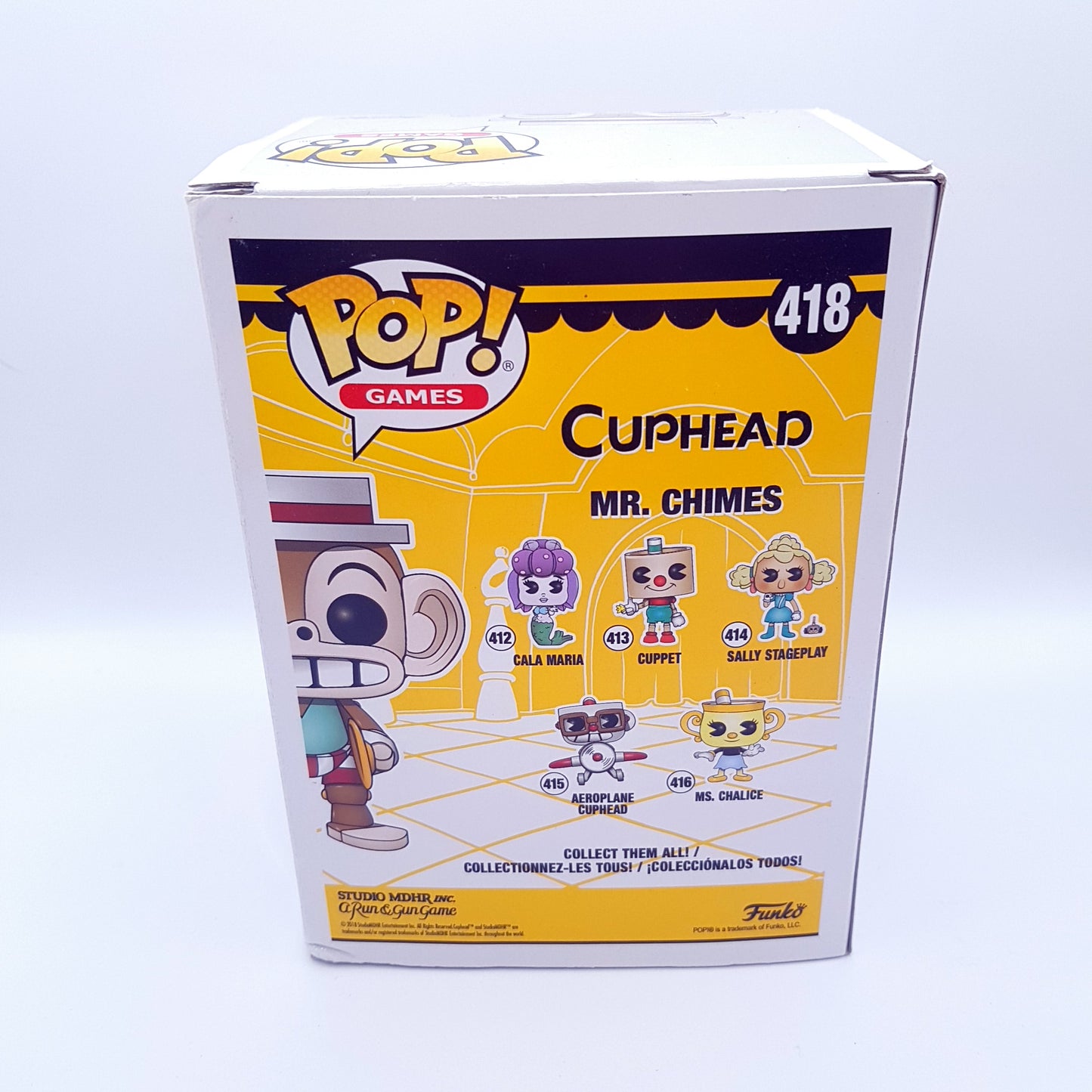FUNKO POP Cuphead #418 Mr. Chimes - B-Ware
