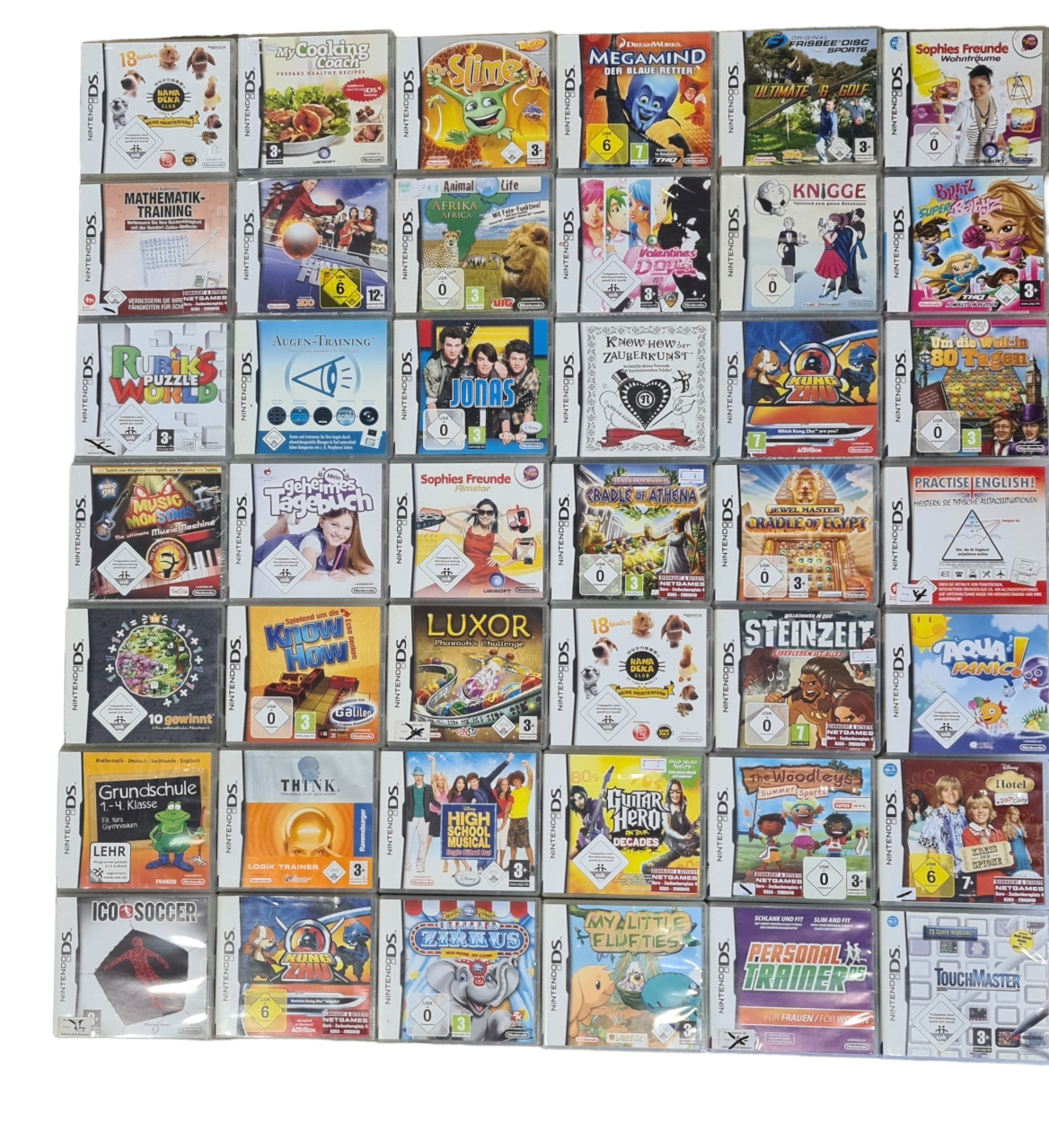 Nintendo DS Spiele (42 Stück) - gebraucht mit OVP