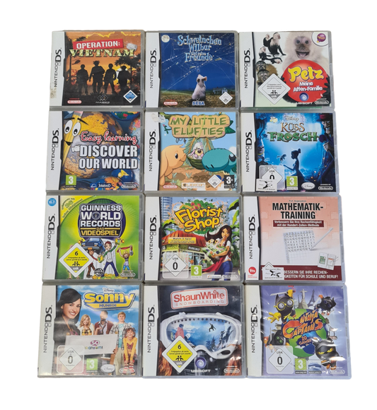 Nintendo DS Spiele (12 Stück) - gebraucht mit OVP