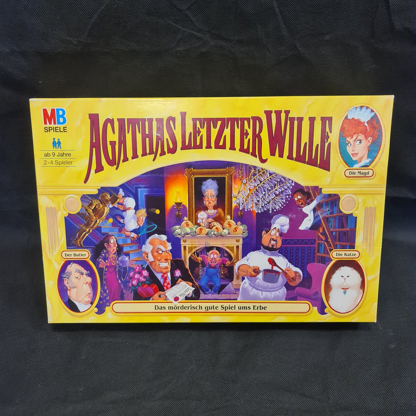 Agathas letzter Wille - Brettspiel Gesellschaftsspiel MB 2-4 Spieler - 1996
