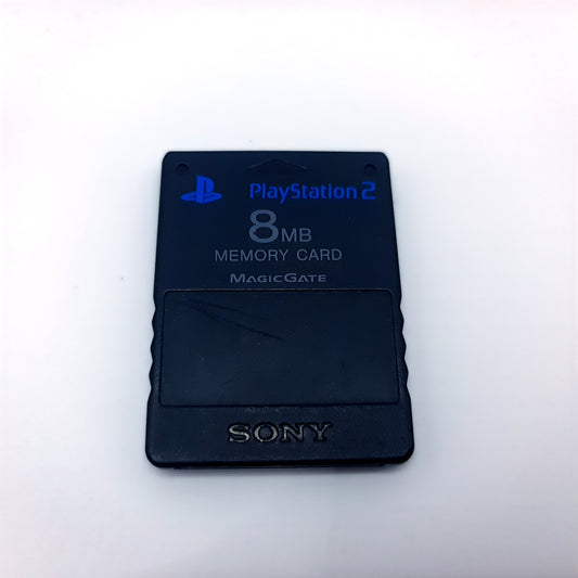 Original Sony Playstation 1 & 2  PS1 Ps2 Memory Card - schwarz - gebraucht