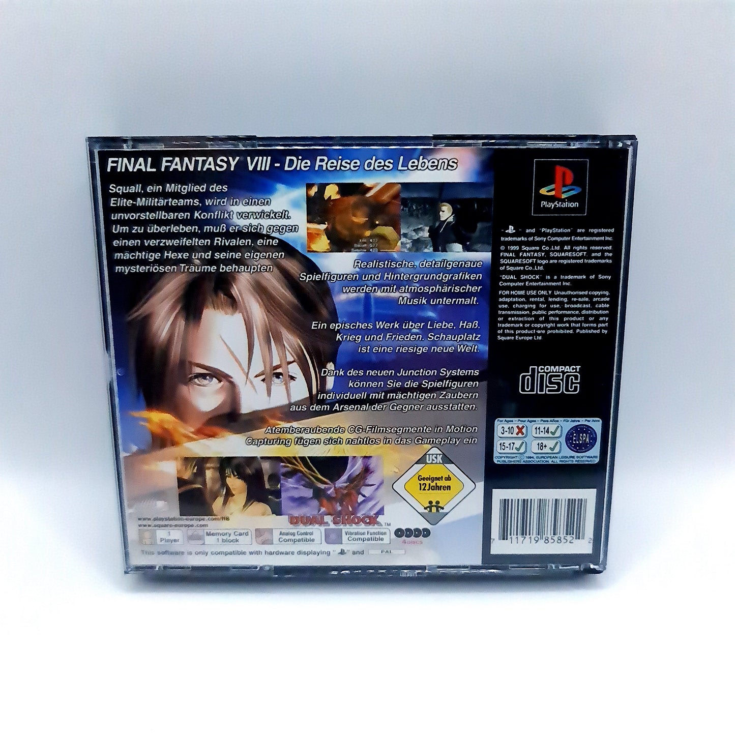 Ps1 Playstation 1 - Final Fantasy VIII 8 - mit OVP und Anleitung - gebraucht