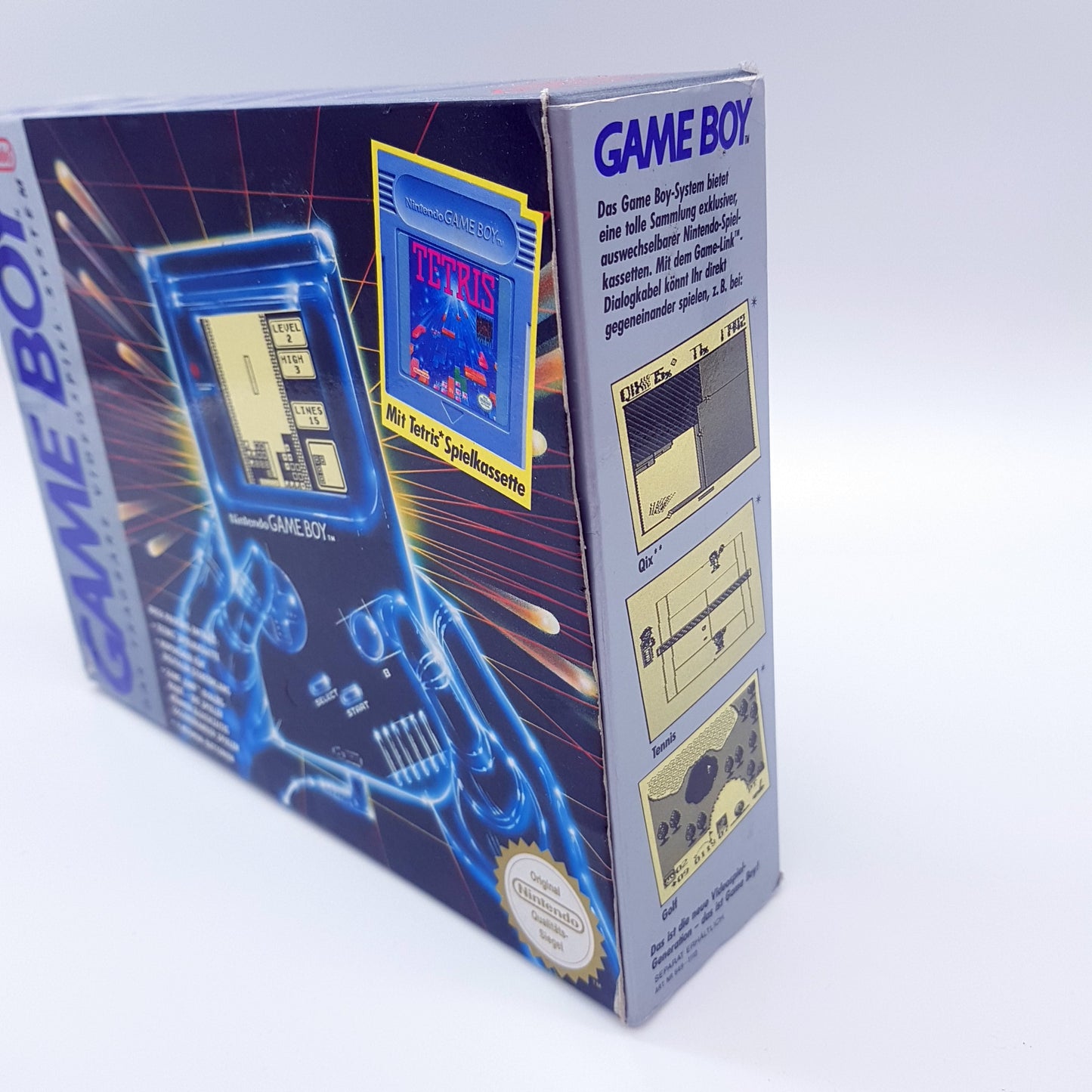 Nintendo Gameboy Konsole inkl OVP, Anleitung & Spiel Tetris - gebraucht