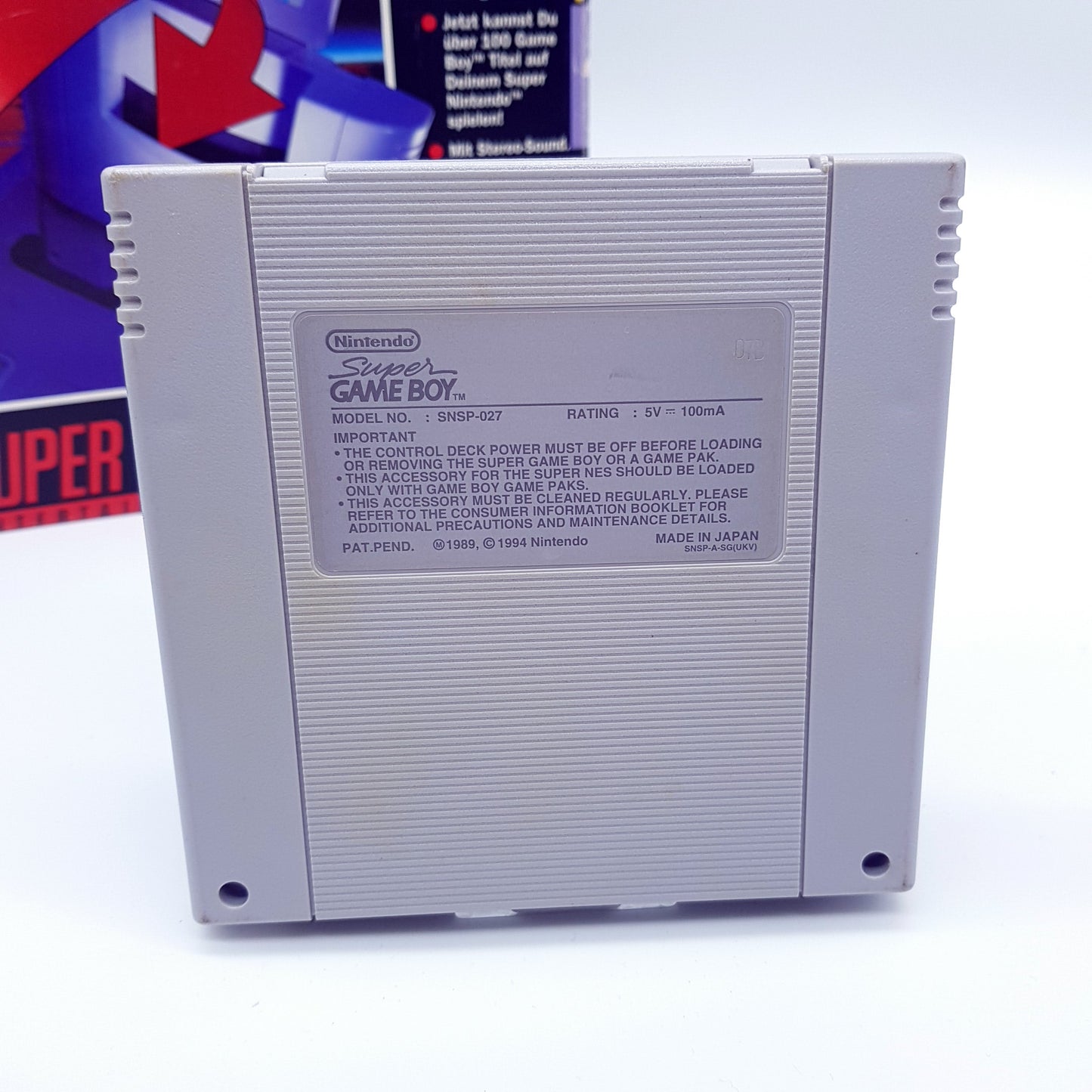 SNES Super Nintendo - Super Game Boy (inkl OVP & Anleitung) - gebraucht