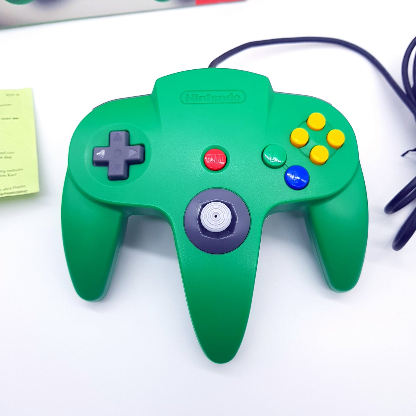 Nintendo 64 - N64 - Controller Gamepad grün - mit OVP