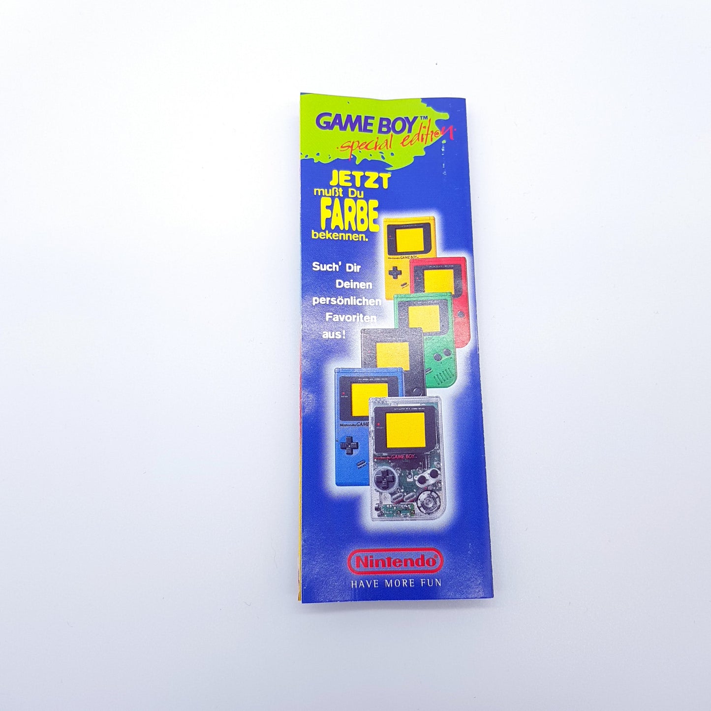 Nintendo Gameboy Classic Transparent Acryl Case Box Schutzhülle - gebraucht