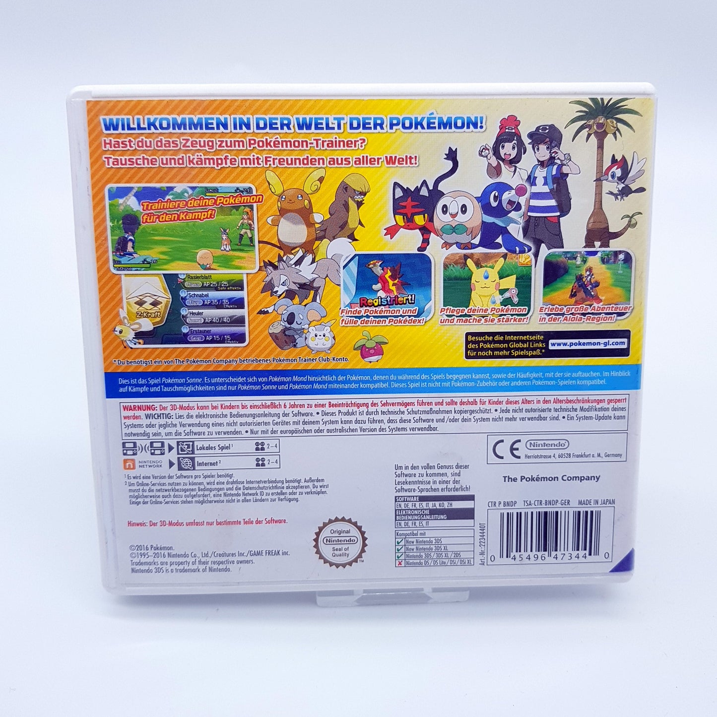 Nintendo 3DS - Pokemon Sonne - gebraucht