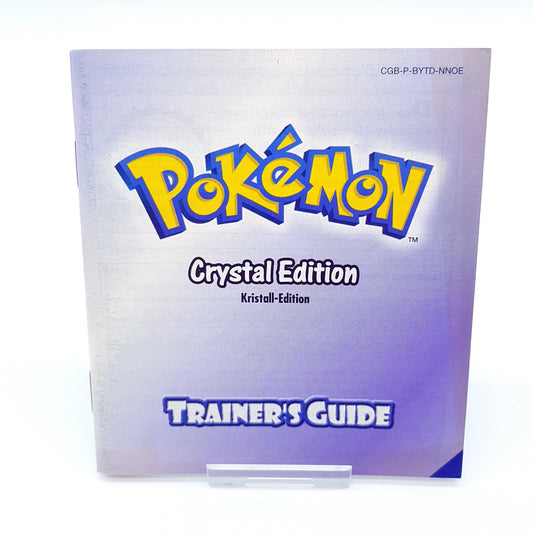Nintendo Gameboy Anleitung - Pokemon Crystal Edition Trainer's Guide - DEUTSCH