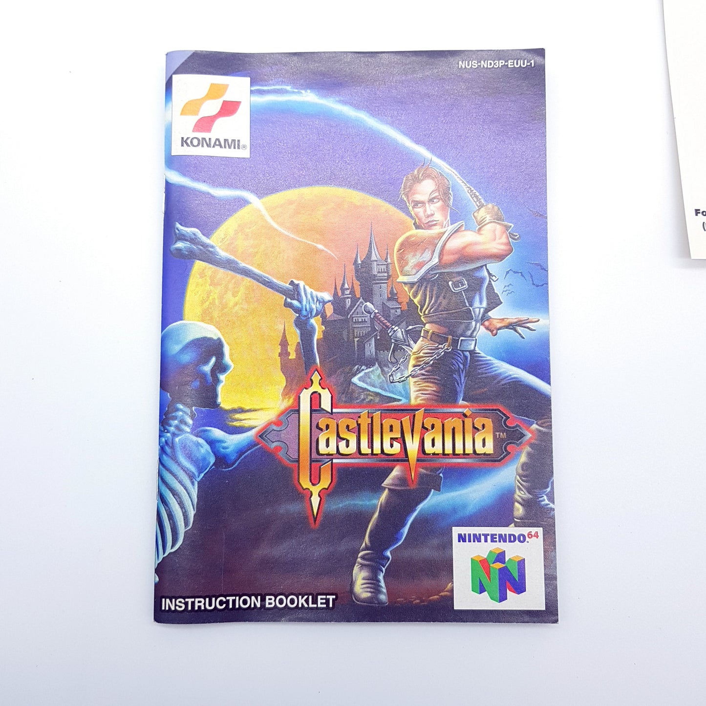 Nintendo 64 - N64 - Castlevania - PAL - inkl OVP und Anleitung - sehr guter Zustand