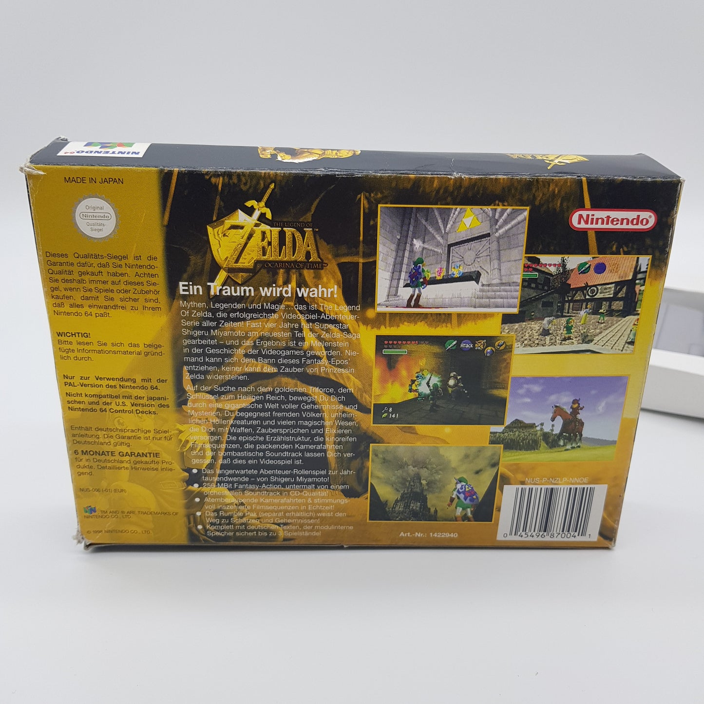 Nintendo 64 - N64 - The Legend of Zelda - Ocarina of Time - PAL - inkl OVP