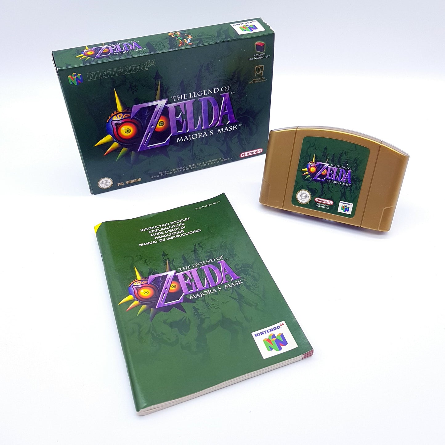 Nintendo 64 - N64 - The Legend of Zelda - Majora's Mask - PAL - inkl OVP & Anleitung