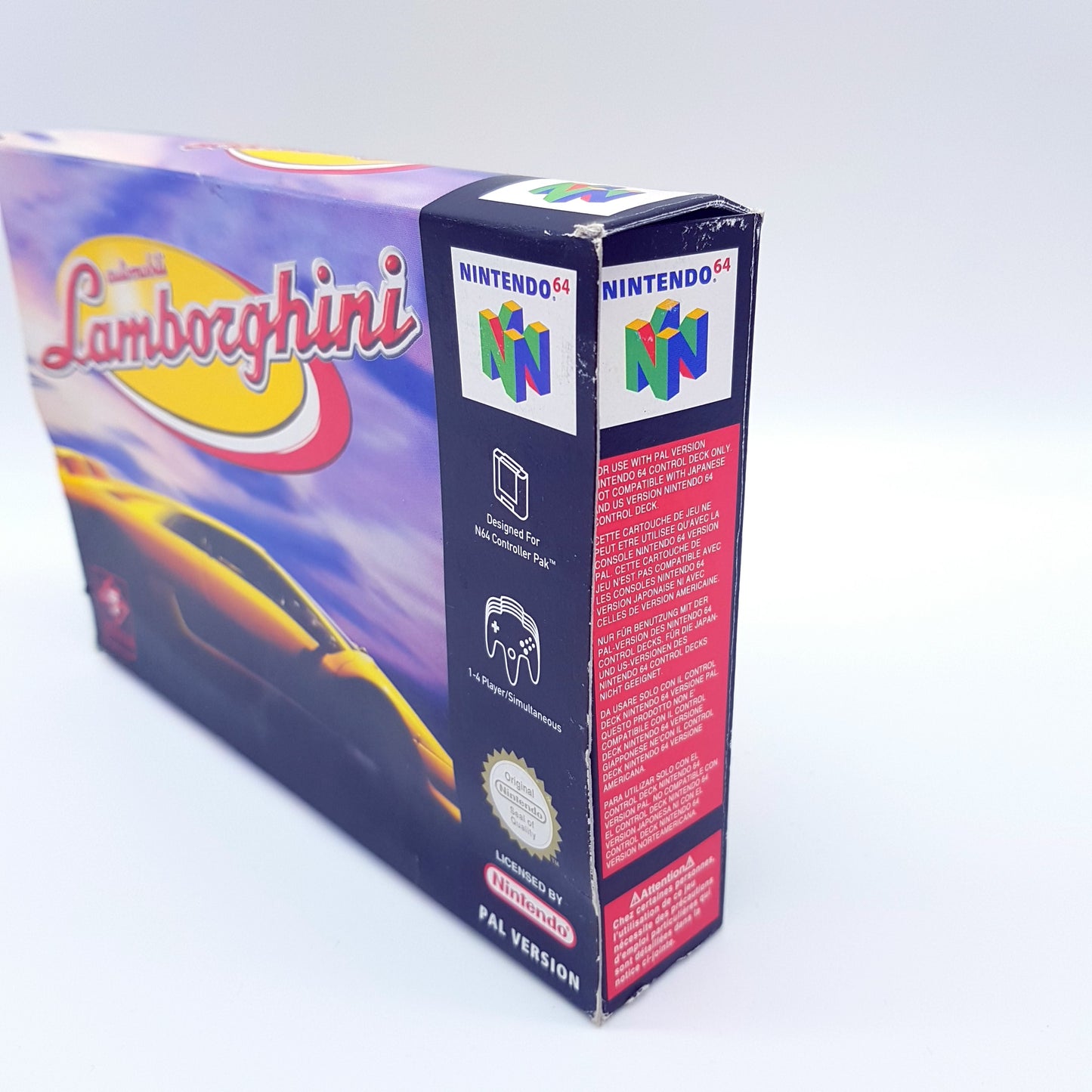 Nintendo 64 - N64 - LAmborghini - PAL - inkl OVP & Anleitung