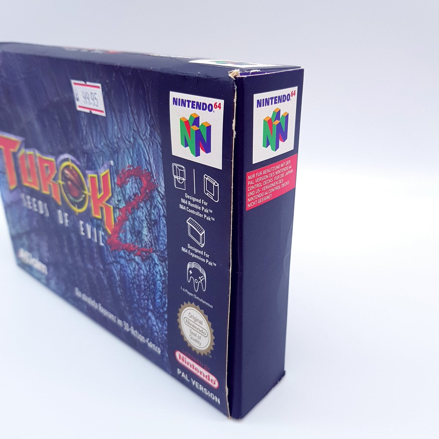 Nintendo 64 - N64 - Turok 2 - Seeds of Evil - PAL - inkl OVP & Anleitung