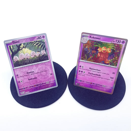 Pokemon Karten - Owei 023/091 reverse holo Kokowei 024/091 holo - deutsch