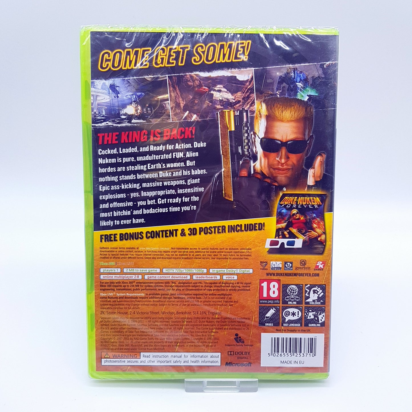 Microsoft Xbox360 - Duke's Kick Ass Edition Duke Nukem Forever - NEU sealed