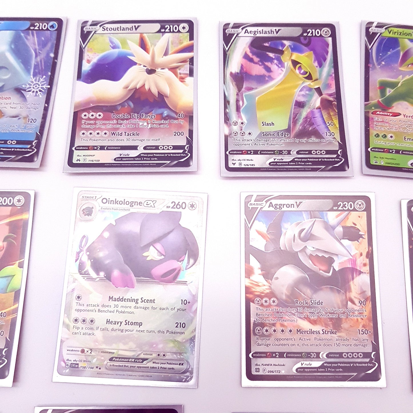 15 x Original englische Pokemonkarten ex gx holo v vmax - mint