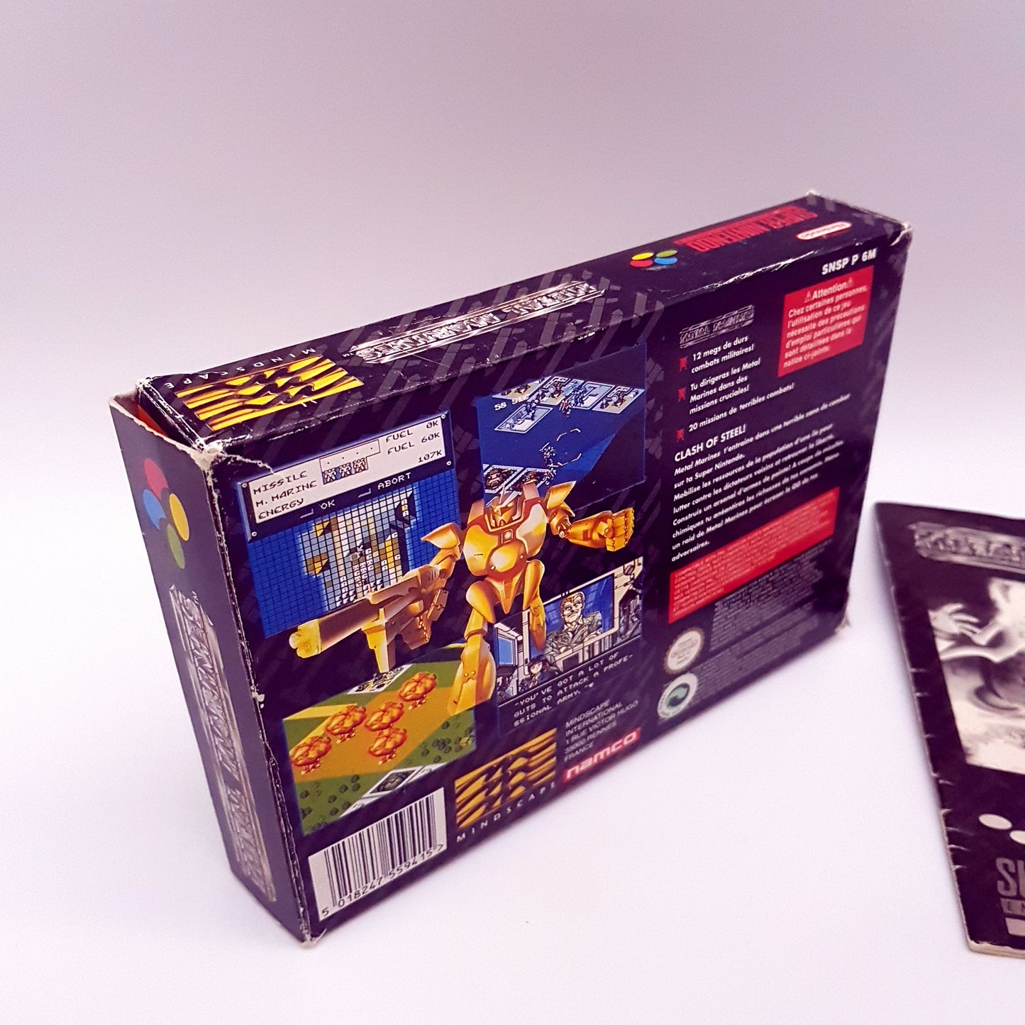 SNES Super Nintendo - Metal Marines (PAL) inkl Anleitung & OVP