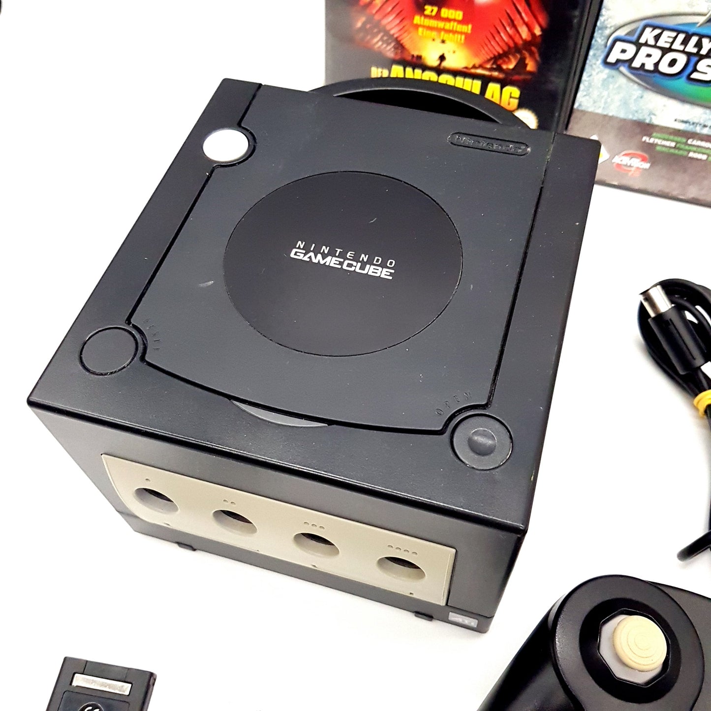 Gamecube Konsole schwarz black Original Nintendo + 4 Spiele