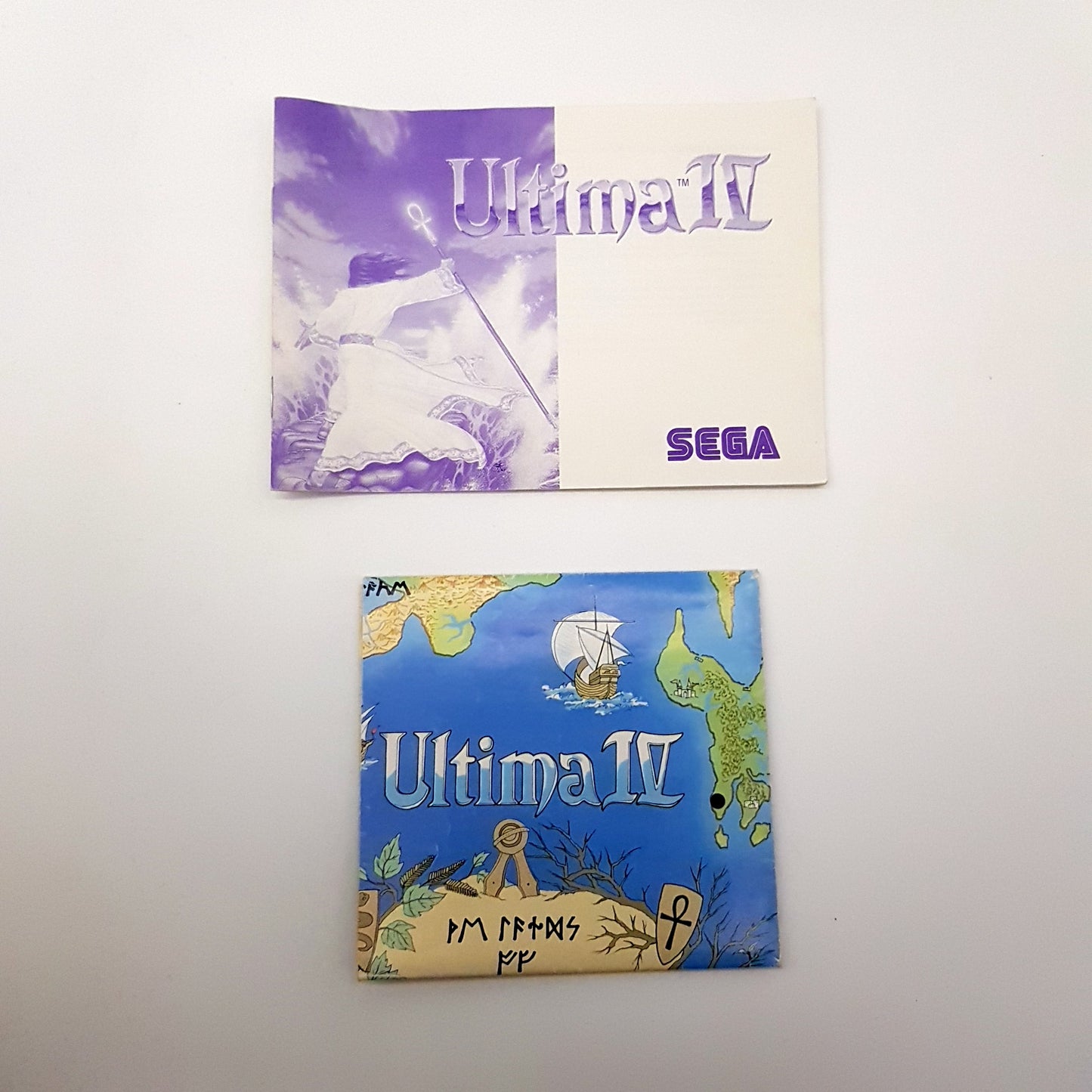 SEGA Master System - Ultima IV - Spiel inkl OVP mit Anleitung und Landkarte