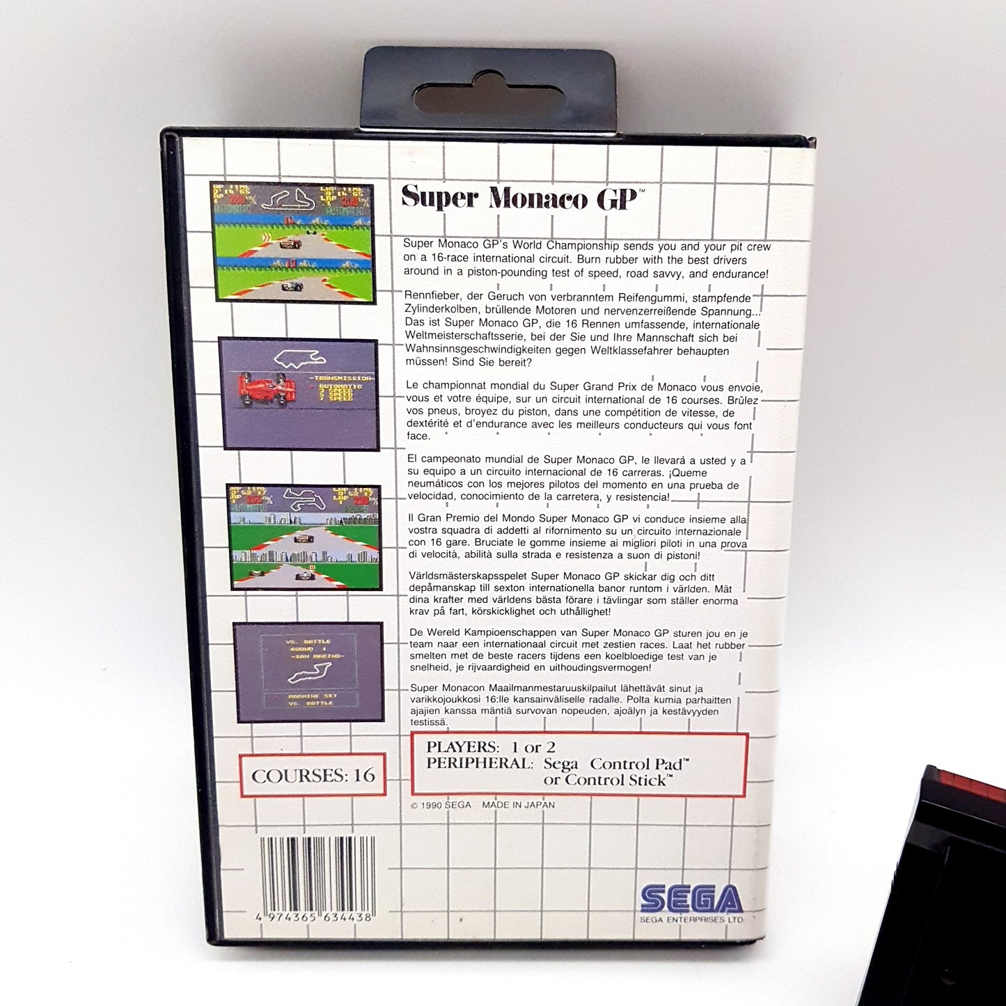 SEGA Master System - Super Monaco GP - Spiel inkl OVP