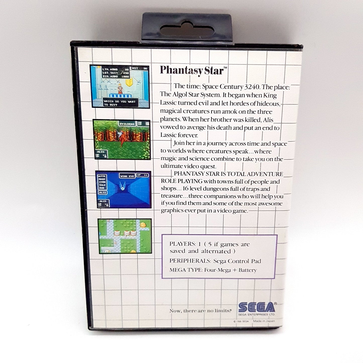 SEGA Master System - Phantasy Star - Spiel inkl OVP & Anleitung
