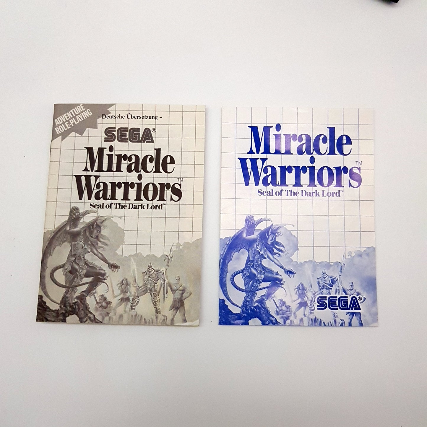 SEGA Master System - Miracle Warriors Seal of The Dark Lord - Spiel OVP Anleitung Karte