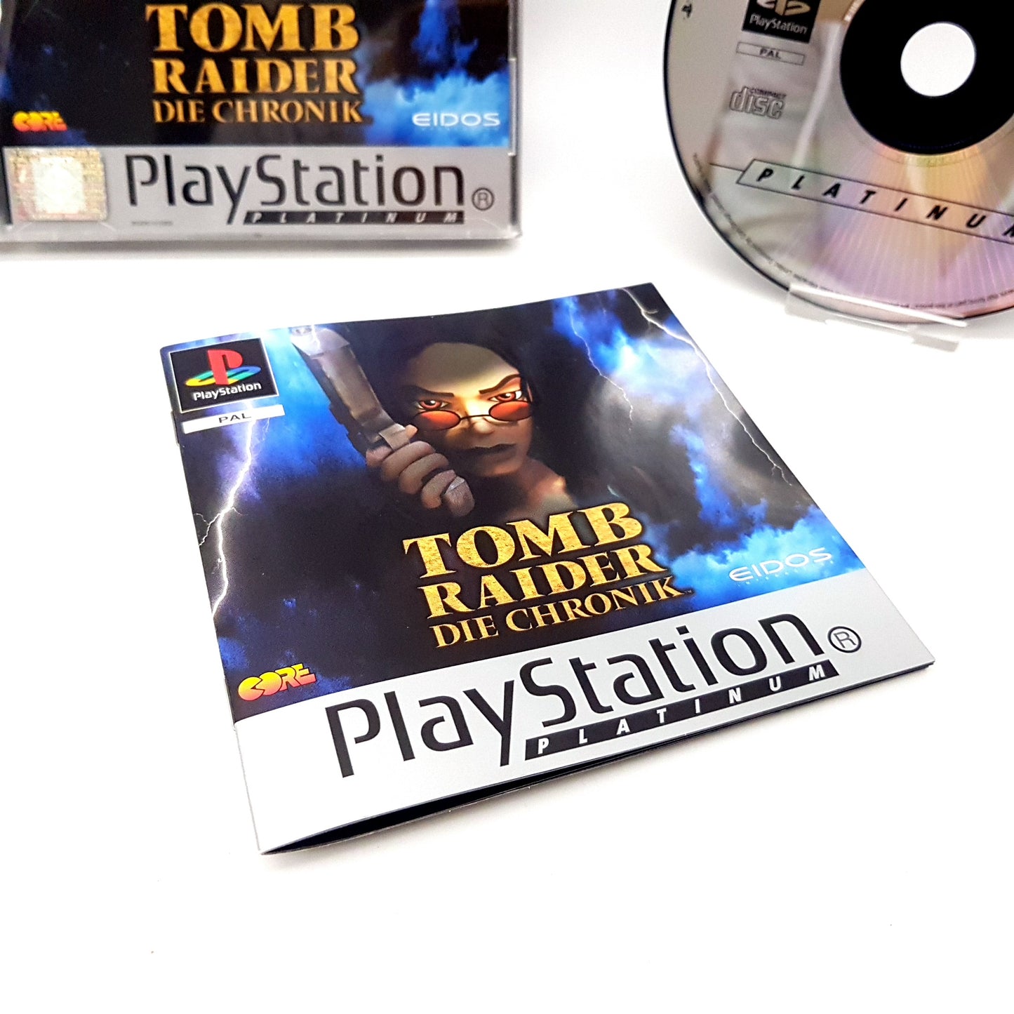 Ps1 Playstation 1 Spiel - Tomb Raider - Die Chronik - mit OVP & Anleitung