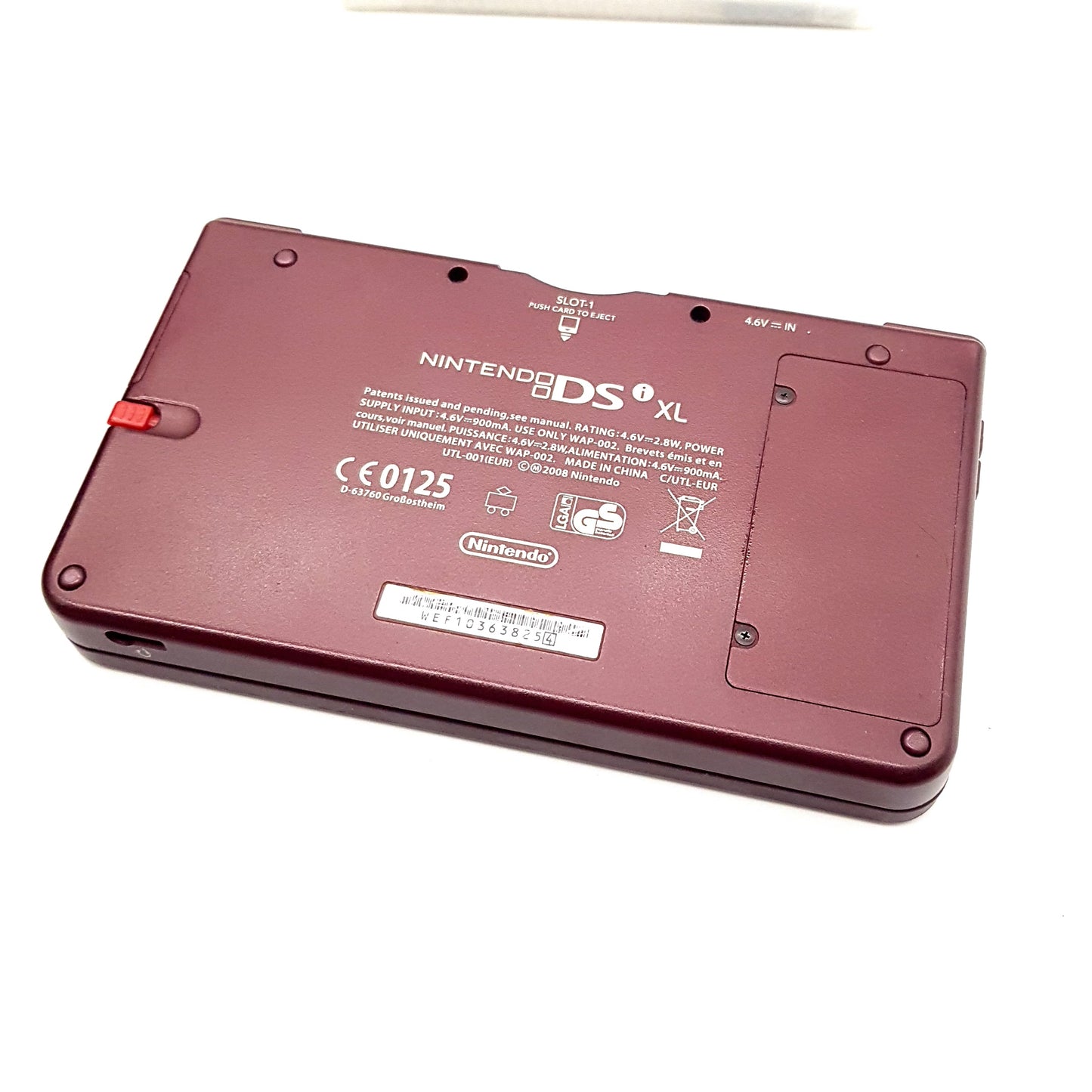 Nintendo DSi XL Konsole bordeauxrot + 10 Spiele - gebraucht - guter Zustand