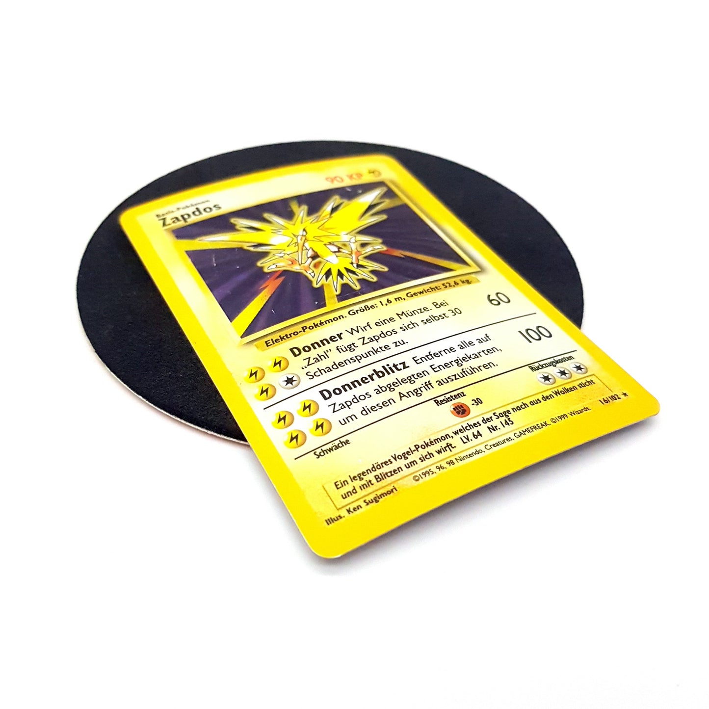 Pokemon Zapdos 16/102 holo - deutsch - Vintage