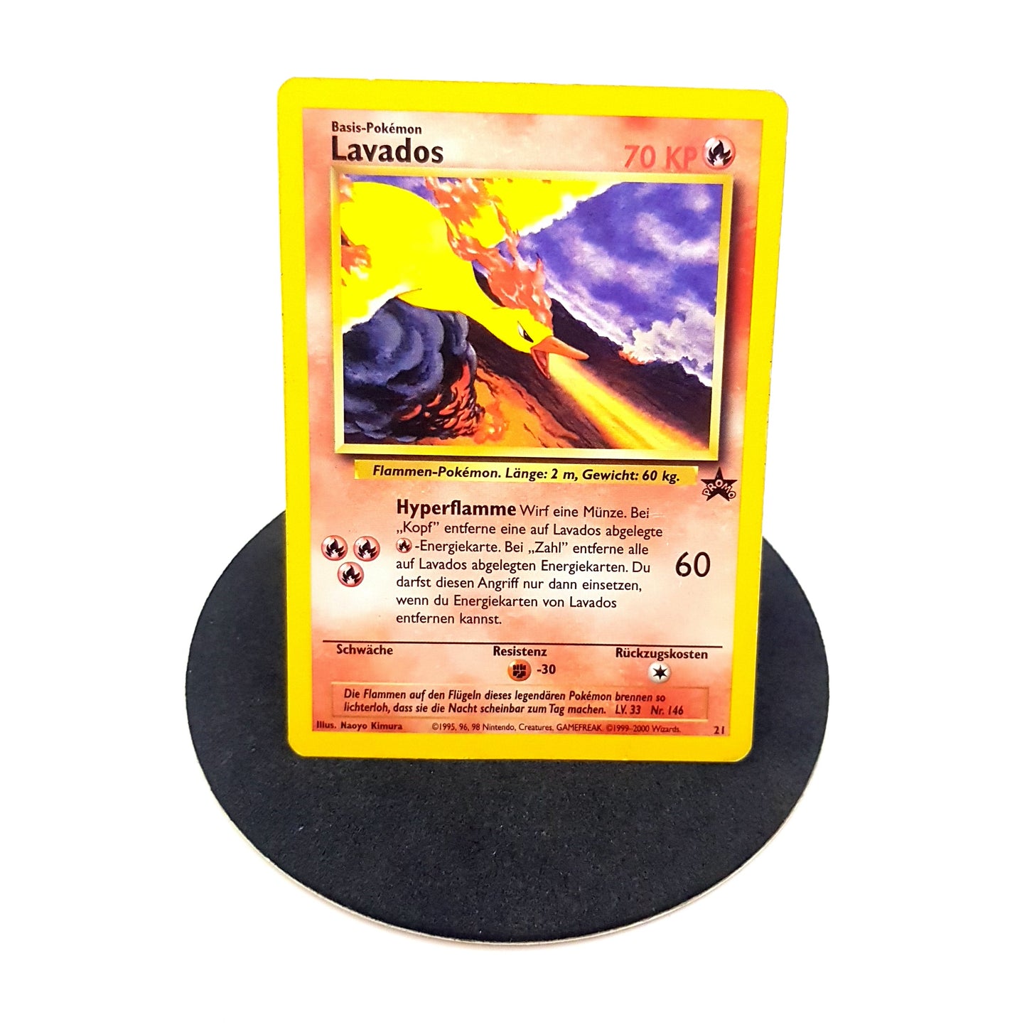 Pokemon Lavados 21 Black Star Promo - deutsch - Vintage