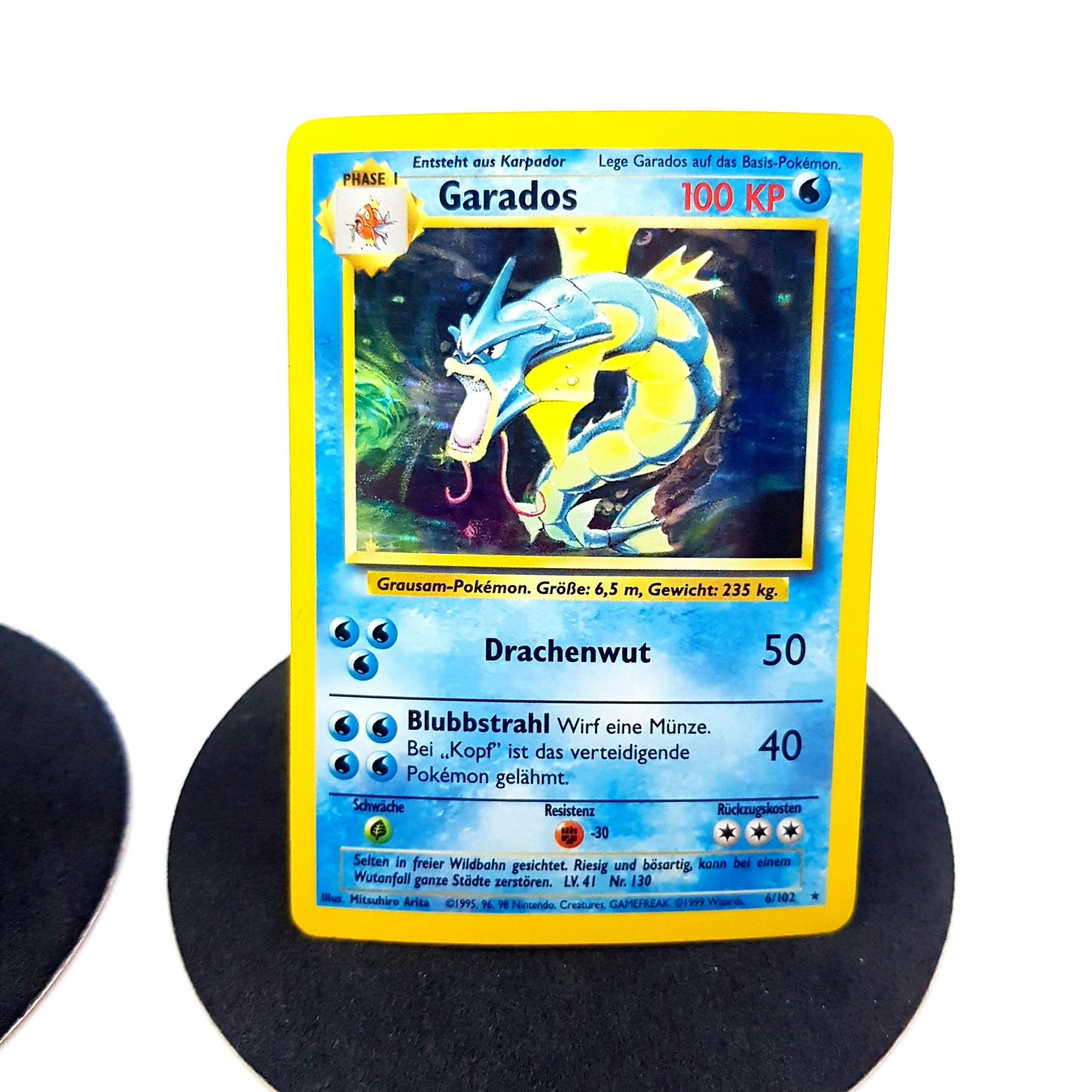 Pokemon Karpador 35/102 & Garados 6/102 holo - deutsch - Vintage