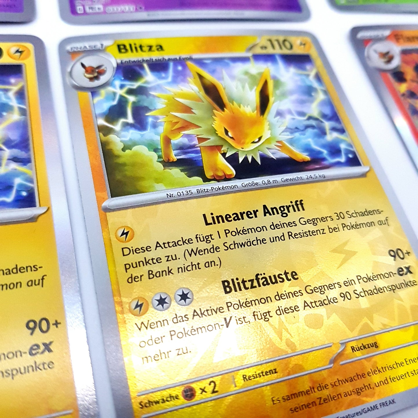 Pokemon - prismatische Entwicklungen - 8 Eeveelutions - reverse & holo - deutsch - near mint
