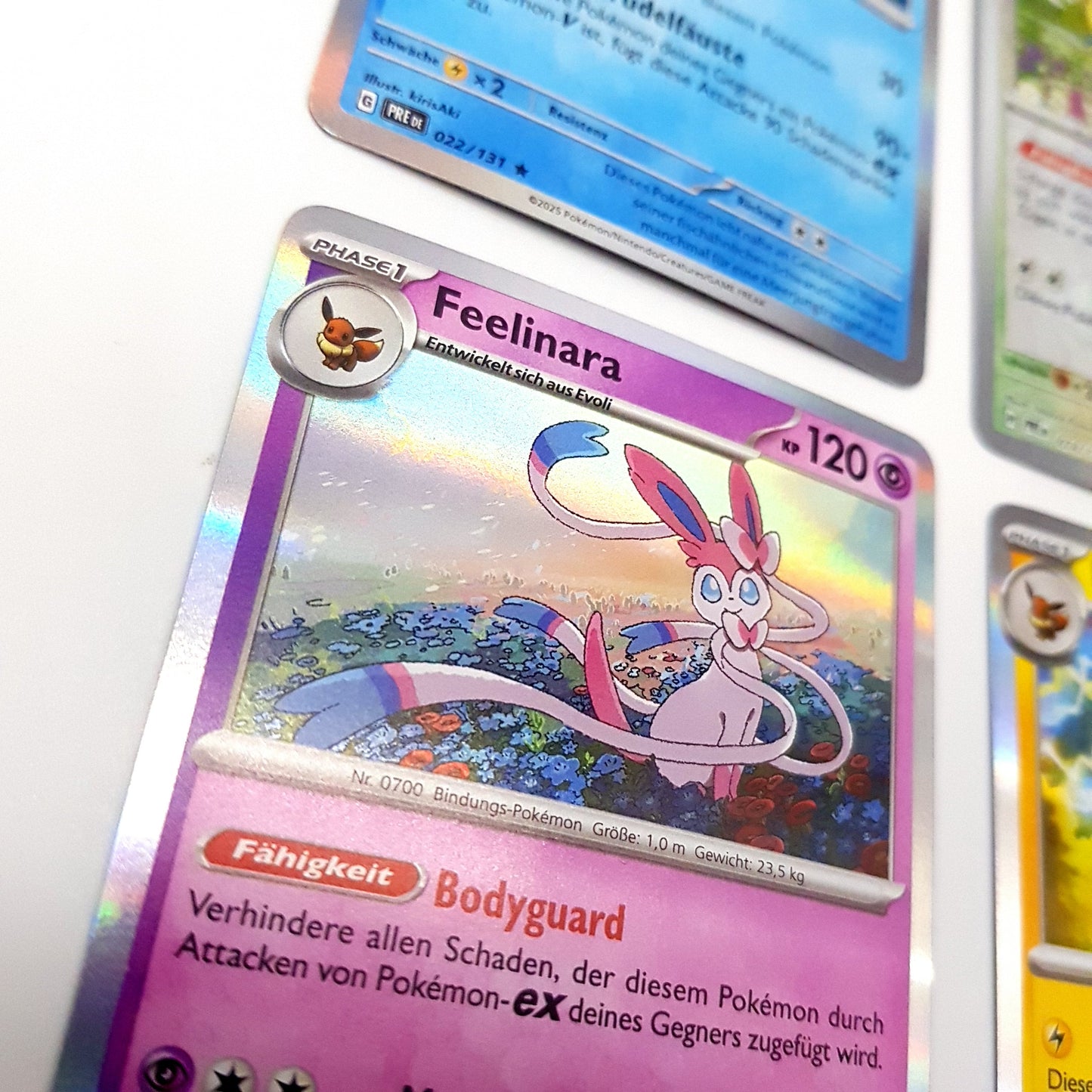 Pokemon - prismatische Entwicklungen - 8 Eeveelutions - reverse & holo - deutsch - near mint